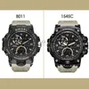 Smael Sport Zegarki dla mężczyzn Wodoodporna LED Digital Wojskowy Watch Męskie Zegarek Zegarek Mężczyzna 1545C Montre Homme Relogio Masculino X0524