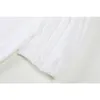 Женщины летние мода цветочные вышивка белое платье уличное одеяние слойки с коротким рукавом Frcoks Preppy Style in r rush veriods 210430