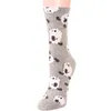 5 Pairs Women Cartoon Socks Solid Color Shiba Inu Beagle Pug Pattern Cotton Sock Women's Ladies Color Puzzle Happy Socks Female 211204