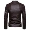 Męskie garnitury Blazers Oryginalny mężczyzna Blazer skóra 2021 Pu Men Kurt Suit Motorcycle Hombre Slim Fit Płaszcz zimowy 281Z