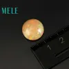 Naturlig röd rund klippa opal för smycken tillverkning, 14.4x14.5x7.5mm 7.4ct Färgglada Fire DIY Loose Gemstone H1015