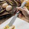 High Quality Stainless Steel Butter Knife with Hole Cheese Dessert Jam Cutlery Tool Kitchen Toast Bread Tableware