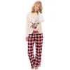 Kerst Familie Pyjama Tweedelige Set Leuke Herten Volwassen Kid Baby Familie Bijpassende Outfits 2022 Pj's Hondenkleding Sjaal