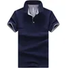 Mens Polos Shirts Summer Short Sleeve Fashion Breathable shirt Casual Stitching High Quality Tops for Men
