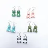 2021 Belle dessin animé poupée Animal Animal Boucles d'oreilles Drôle Panda Dinosaure Erade Boucle d'oreille Mignonne Femmes Anniversaire Noël cadeau de Noël