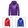 Zachte fantastische verdikken winterjas WTH HAT ZIP UP Mannen Down Jas Hooded voor Werk G1108