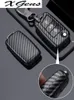 Carbon Fiber ABS Car Key Case For VW Polo Golf 4 5 6 7 T5 Passat B6 B5 Skoda Octavia A5 A7 Seat Leon Ibiza Ateca8040638