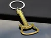 24 timmars frakt !! Ölgitarrflasköppnare Keychain Keyring Key Chain Ring Funny Gift Kitchen Bar Accessories Tool Present Zink Eloy Gyq