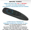 G10S Air Mouse Wireless Gyro BT5.0 عن بعد لا يوجد جهاز استقبال USB ل Xiaomi Smart TV Android TVBox