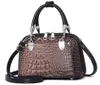 Cross Body Ins Women's Shoulder Bag Alligator Mönster Leather Single-SLING Minority Design Cross-Body Trend Bolsos188h