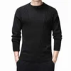 Varsanol Brand Sweater Men Casual O-Neck Pull Homme Cotton Warm Knitwear Sweaters Pullover Men Jersey Hombre Full Clothing 210601