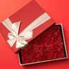 Dekorativa blommor kransar 144 X Artificial Paper Red Rose Flower Wedding Craft Decor