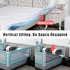 Baby Bed Fence Safety Baby Playpen Bed Guard Rail for Children Infants Kids Bedding Crib Barrier Aluminum 5-level Lifting Rails 210831