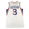 2023/24 0 Tyrese Maxey 21 Joel Embiid City Basketball Jersey Mens 1 Harden 3 Allen Iverson Retro Shirt