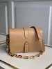 M57745 M57744 M57743 RENDEZ-VOUS calfskin leather shoulder bag with chunky chain starp tote high quality Genuine fashion Handbags composite bags lady purse wallet