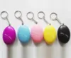 120dB äggform Självförsvar Larm Keychain Girl Women Protect Alert Personlig säkerhet Larm System Partihandel Pris