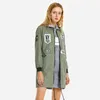 Dames Herfst Medium Lange Trench Coats Print Brief Emboridery Windbreaker Vrouwelijke Casual Plus Size O Neck Baseball Uitloper 210430