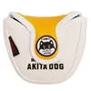 Akit Dog PU Golf Club Headcover para Driver Fairway Madeira Capa Híbrida Capas