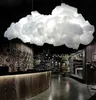 Modern Floating Cloud Led Pendant Lamps Living Bar Shop Decor Hanging Light Fixtures Kid Room Drop Lights