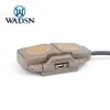 Wadsn Airsoft Interruptor Remoto Sotfair Weapon Light Botão Dual Caça Tático LED Lanterna PEQ DBAL A2 Acessórios 210322