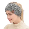 فتاة إمرأة أنيقة اكسسوارات للشعر الشتاء قليلا من الحياكة headband الخريف حماية الأذن الدافئة عقال