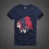 Causal T Shirt Af Mężczyźni Tees z Indian Charakter Avatar Wzór Rozmiar S do XXXL 210324