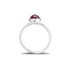 5JKJ Cluster Rings februari Droppe med Amethyst 100% 925 Sterling Silver Fine Jewelry