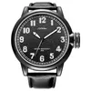 Wallwatches Brand Fashion Leisure Men 'Watch Luxury Leather Watchband multifunción Men Function Imploud Quartz Relogiomasculino simple