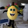 Performance Amarelo Mascote de limão Fantas
