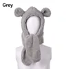 Beanie/Skull Caps Women Girls Cute Windproof Scarf Plush Winter Hats Earflap Earmuff Beanies Bear Ear Hat