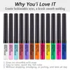 Matte vloeistof eyeliner pen set 12 kleuren waterdichte hoge gepigmenteerde kleurrijke oog voering kit langdurige make-up eyeliners voor vrouwen meisje merk handaiyan