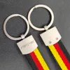 10 pezzi per Mercedes benz AMG GLA A C Ew203 w204 w205 w211 w212 w213 fettuccia portachiavi auto lega di metallo car styling portachiavi accessori