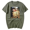 Travis Scott T-shirt Londra Scotts T Gömlek Etkisi Rap Kelebek Müzik Albümü Erkekler Pamuk Yeni Yaz Hip Hop T-Shirt Tops 210329