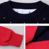Roupas de Natal infantis meninos de 2 a 6 anos de idade suéter infantil pullover de malha de malha para meninas y1024