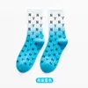 Fashion Letter Mans Sox Jacquard Men's Socks Personality Tie Dye Absorb Sweat Adult Sox Movement Classic Comfortable Calcetines