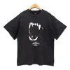 Mężczyźni T Shirt Crewneck Czarny Krótki Rękaw 3D Wilk Wydrukowane Koszulki Oversize Topy Tee Rozmiar S-XL