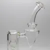 Стеклянная бонга кальяна утилизация Dab Rig Smoking Tripe Уникальная матричная дерево Perc 7 -дюймовая высота