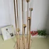 8 Heads Metal Candelabra Candle Holders Acrylic Wedding Table Centerpieces Flower Stand Candle Holder Candelabrum For Home Decor SH190924