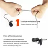 Connectors Marsnaska Portable 3.5mm Mini Headset Microphone Lapel Lavalier Clip Microphone for Lecture Teaching Conference Guide