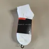 Calcetines de algodón de alta calidad para hombre y mujer, calcetín deportivo clásico con letras en el tobillo, transpirable, en blanco y negro, mezcla de fútbol, baloncesto