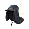 Outdoor Hats 2021 1pc Sunscreen Fishing Suns Anti Uv Daiva Protection Face Neck Flap Sun Cap Headband Rain Hat Hiking