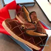 Designer-mocassins Muller Femmes Horsebit Texturé Laine Mocassin Tissus Semelle Intercalaire En Caoutchouc Plat Maison Chaussures Lady Check Tweed Marche Mocassin