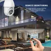 Telecamera IP WIFI HD 1080P Telecamera IP wireless esterna CCTV PTZ Smart Home Security IR Cam Allarme di localizzazione automatica 10 LED Telefono impermeabile Remo3330941