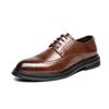 2022 Özel Zarif Bullock Oyma Tarzı Moda erkek Ayakkabı Loafer'lar Adam Parti Elbise Ayakkabı Büyük Boy: US6.5-US10