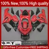 OEM Body for Kawasaki Ninja ZX636 ZX 6R 6 R 600CC ZX-6R 05-06 هيكل السيارة 7NO.171 ZX600 ZX 636 ZX-600 ZX6R 05 06 ZX-636 600 CC ZX600C 2005 2006 موتو Fairings كيت أحمر أسود