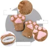 Feestartikelen Sexy De meid kat moeder katten klauw handschoen Cosplay accessoires Anime Kostuum Pluche Handschoenen Poot Partys handschoenen SuppliesZC956