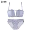 Sexy set cynthra dames ondergoed kant push up sexy niet-slip ondergoed vrouwen lingerie set meisje draadloze beha set ademende l2304