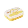 Kids Lunch Box Food Containers Microwavable Bento Box Cartoon School Snack Storage Boxes With Spoon ZZA3447