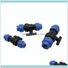 Watering Supplies Patio, Lawn Home & Gardenwatering Equipments Dn 20 Straight Tee Elbow 1/2" Thread Type Connectors Vae And Plug Garden Irri