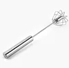 Roterende ei Whisk Milk Foteier Eggs Gereedschap Dooier Wit Mixer Blender Rvs Tool voor Gezondheid Drankjes Smoothies Egg-Whites SN3138